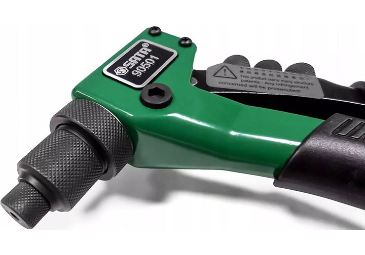 2.4, 3.2, 4, 4.8mm Kìm bấm riveter trợ lực Sata 90-501 (90501) 2.4, 3.2, 4, 4.8mm Kìm bấm riveter trợ lực Sata 90-501 (90501)