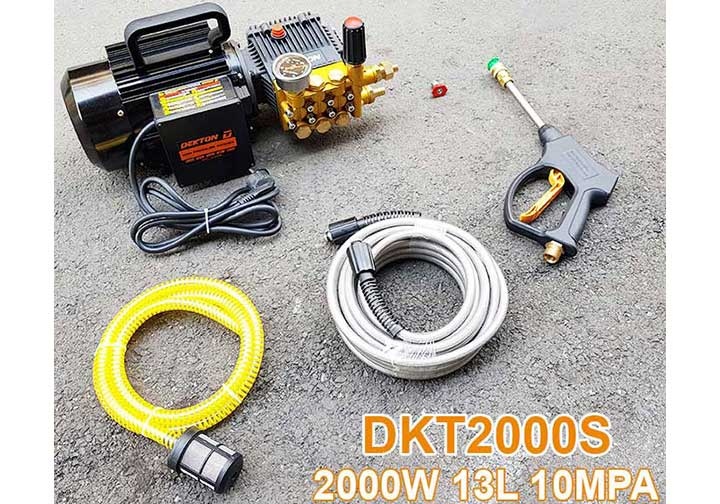 2000W Máy xịt rửa xe cao áp Dekton DKT2000S 2000W Máy xịt rửa xe cao áp Dekton DKT2000S