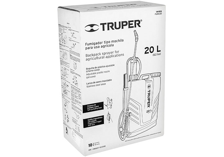 20L Bình phun thuốc đeo vai Truper 14193 (FUM-20) 20L Bình phun thuốc đeo vai Truper 14193 (FUM-20)