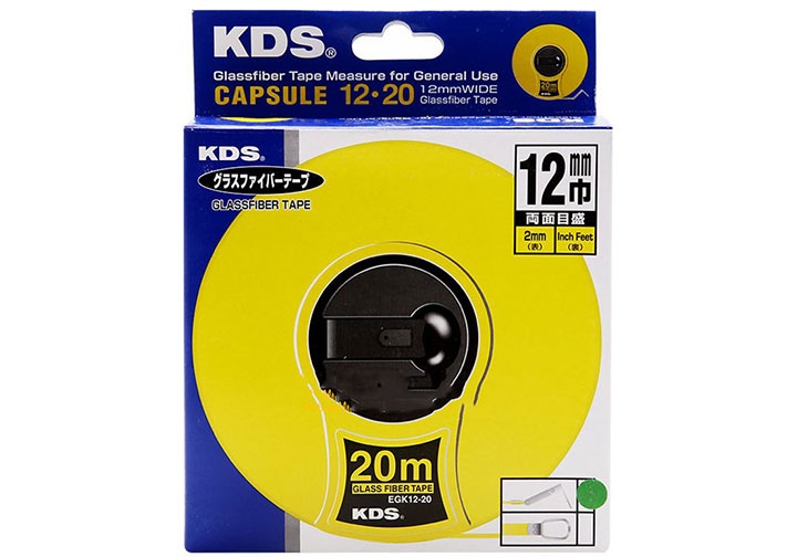 20m Thước dây sợi thủy tinh KDS EGK1220 20m Thước dây sợi thủy tinh KDS EGK1220