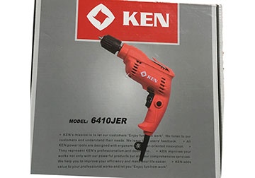 10mm Máy khoan sắt 350W Ken 6410JER