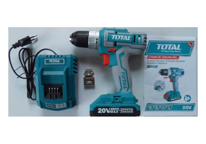 20V Máy khoan vặn vít dùng pin Total TDLI20021 20V Máy khoan vặn vít dùng pin Total TDLI20021