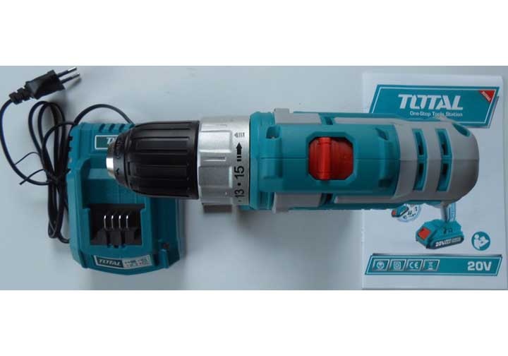 20V Máy khoan vặn vít dùng pin Total TDLI20021 20V Máy khoan vặn vít dùng pin Total TDLI20021