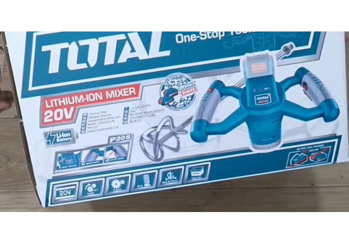 20V Máy trộn sơn dùng pin Total TMXLI2001 20V Máy trộn sơn dùng pin Total TMXLI2001