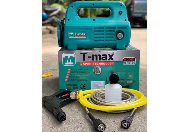 2300W Máy xịt rửa xe T-Max TM-9G 2300W Máy xịt rửa xe T-Max TM-9G