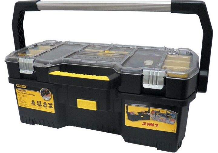 24" Thùng đồ nghề có khay đựng phụ kiện Stanley 1-97-514 24" Thùng đồ nghề có khay đựng phụ kiện Stanley 1-97-514