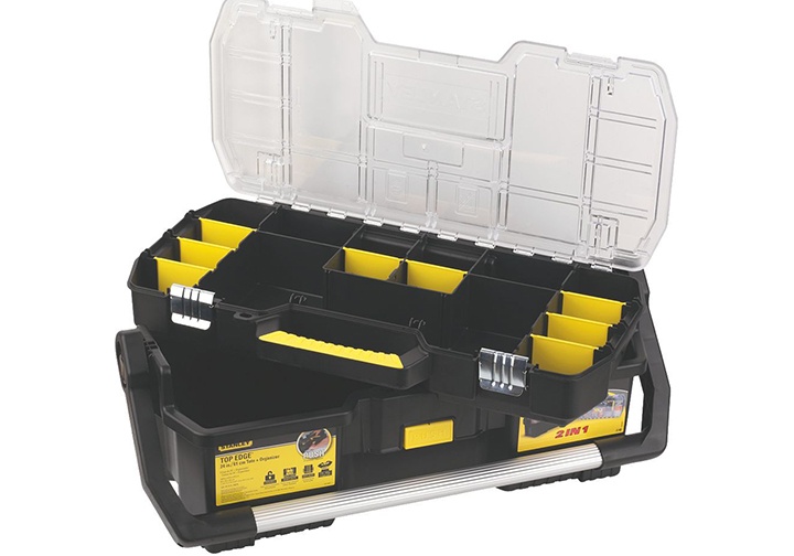 24" Thùng đồ nghề có khay đựng phụ kiện Stanley 1-97-514 24" Thùng đồ nghề có khay đựng phụ kiện Stanley 1-97-514