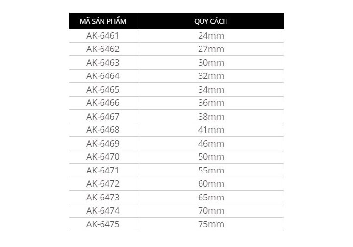 24mm Cờ lê miệng đóng Asaki AK-6461