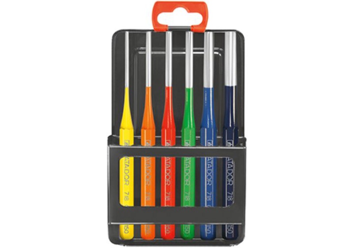 3-10mm Bộ đột lỗ tròn 6 cây Matador 07189560 3-10mm Bộ đột lỗ tròn 6 cây Matador 07189560