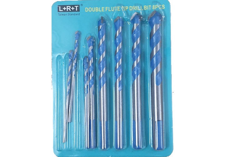 3-12mm Bộ mũi khoan bê tông 8 chi tiết L+R+T 3-12mm Bộ mũi khoan bê tông 8 chi tiết L+R+T