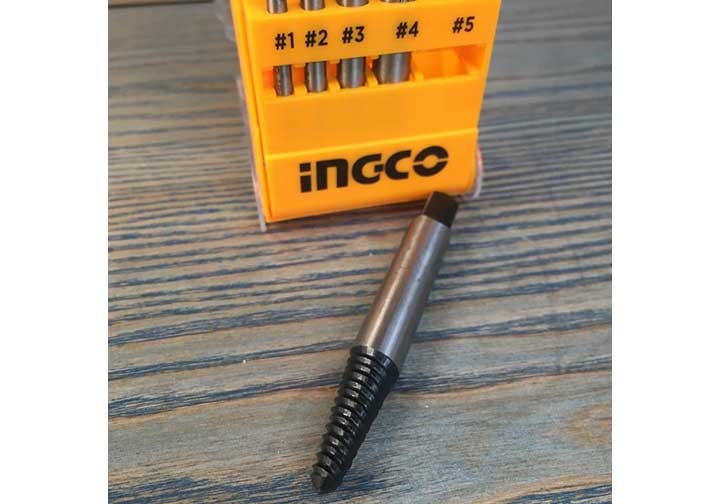 3-18mm Bộ mũi taro lấy ốc gãy 5 chi tiết Ingco ASE008