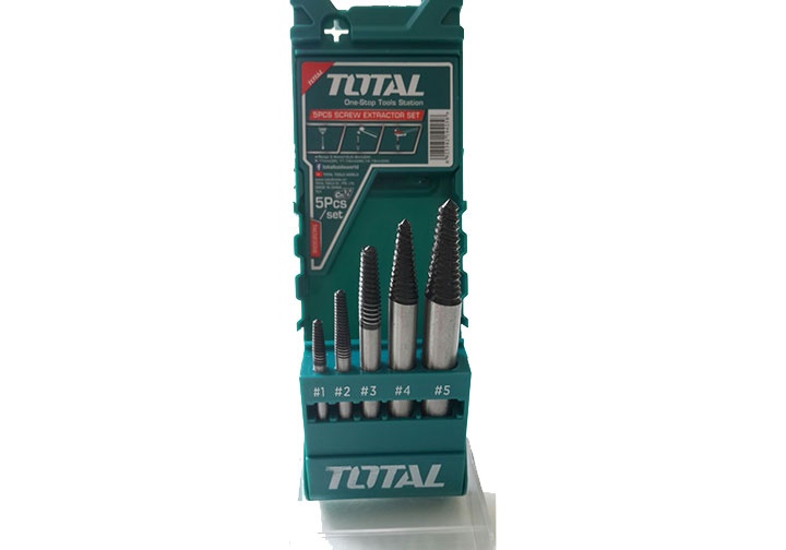 3-18mm Bộ mũi taro lấy ốc gãy 5 chi tiết Total TACSE0056 3-18mm Bộ mũi taro lấy ốc gãy 5 chi tiết Total TACSE0056