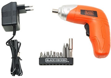 3.6V Máy vặn vít dùng pin Black Decker KC3610 3.6V Máy vặn vít dùng pin Black Decker KC3610
