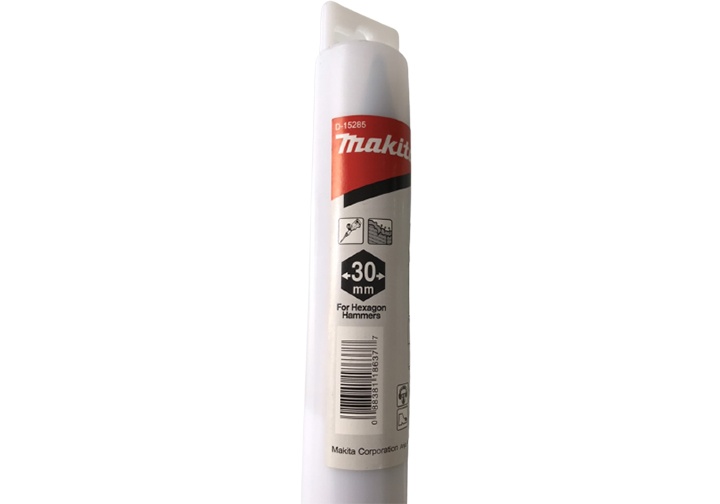 30x400mm Mũi đục bê tông nhọn lục giác Makita D-15285 30x400mm Mũi đục bê tông nhọn lục giác Makita D-15285
