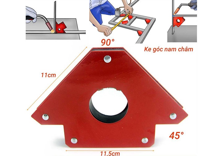 33kgf Ke góc nam châm hàn góc 45, 90, 135 độ 33kgf Ke góc nam châm hàn góc 45, 90, 135 độ