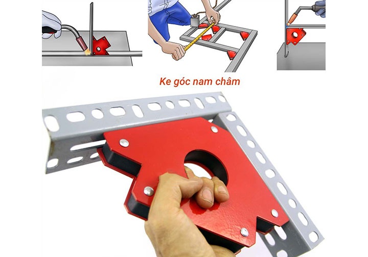 33kgf Ke góc nam châm hàn góc 45, 90, 135 độ 33kgf Ke góc nam châm hàn góc 45, 90, 135 độ