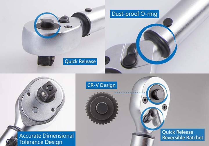 3/8" Cần siết lực 10-60Nm Kingtony 34362-3DG 3/8" Cần siết lực 10-60Nm Kingtony 34362-3DG