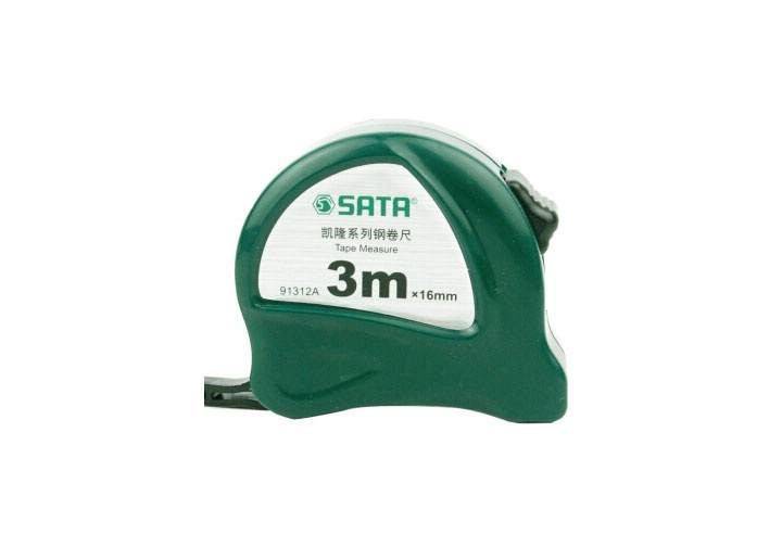3m Thước cuộn thép Sata 91-312A (91312A) 3m Thước cuộn thép Sata 91-312A (91312A)