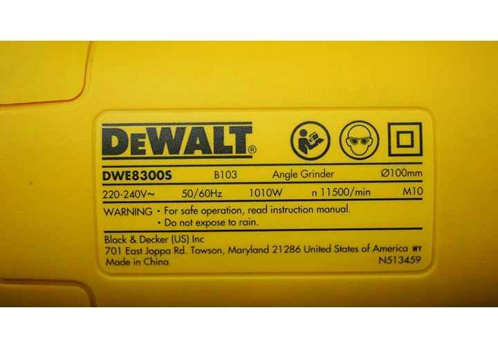 4" (100mm) Máy mài góc 1010W Dewalt DWE8300S 4" (100mm) Máy mài góc 1010W Dewalt DWE8300S