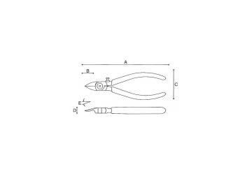 4" Kìm cắt Keiba PL-724 4" Kìm cắt Keiba PL-724