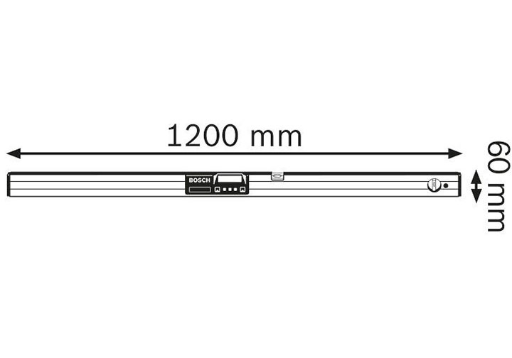 48" (1200mm) Thước thủy đo nghiêng điện tử Bosch GIM 120