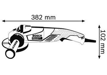 5" Máy mài góc Bosch GWS 15-125 CIH 5" Máy mài góc Bosch GWS 15-125 CIH