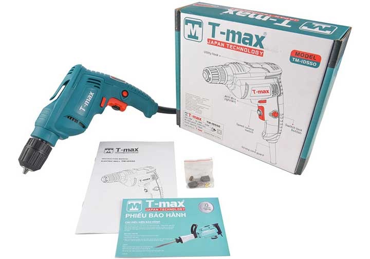 550W Máy khoan cầm tay T-Max TM-ID550