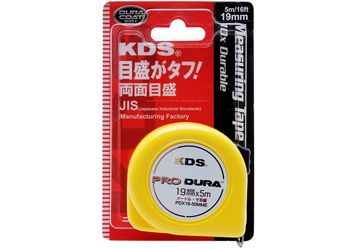5mx19mm Thước cuộn thép hệ mét 2 mặt KDS PDX1950WMM 5mx19mm Thước cuộn thép hệ mét 2 mặt KDS PDX1950WMM