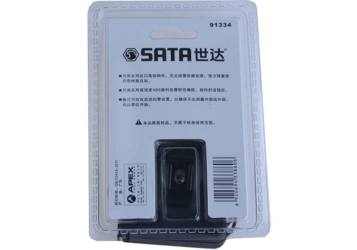 5m Thước cuốn thép Sata 91-334 (91334) 5m Thước cuốn thép Sata 91-334 (91334)