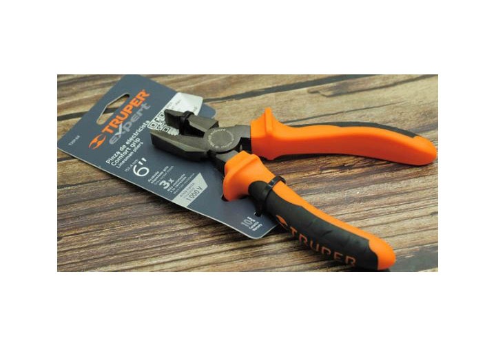 6" (150mm) Kìm răng (điện) cao cấp cách điện 1000V Truper 12347 (T201-6X) 6" (150mm) Kìm răng (điện) cao cấp cách điện 1000V Truper 12347 (T201-6X)