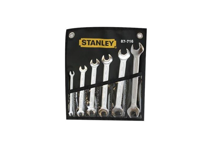 6-17mm Bộ cờ lê 2 đầu miệng 6 chi tiết Stanley 87-716-1