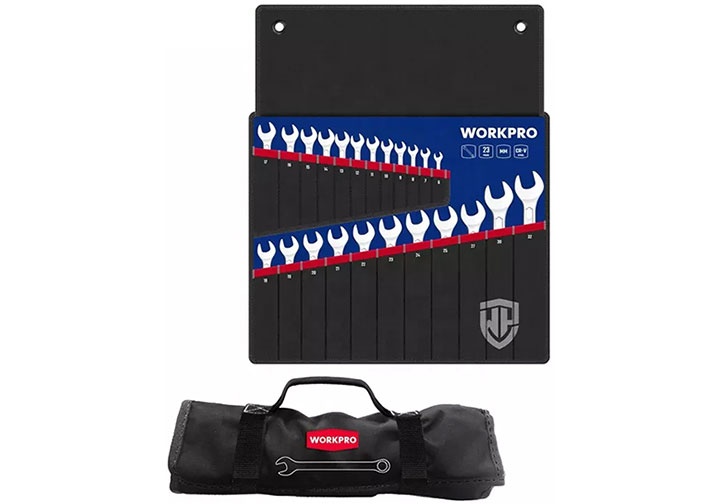 6-32mm Bộ cờ lê vòng miệng 23 chi tiết Workpro WP202504 6-32mm Bộ cờ lê vòng miệng 23 chi tiết Workpro WP202504