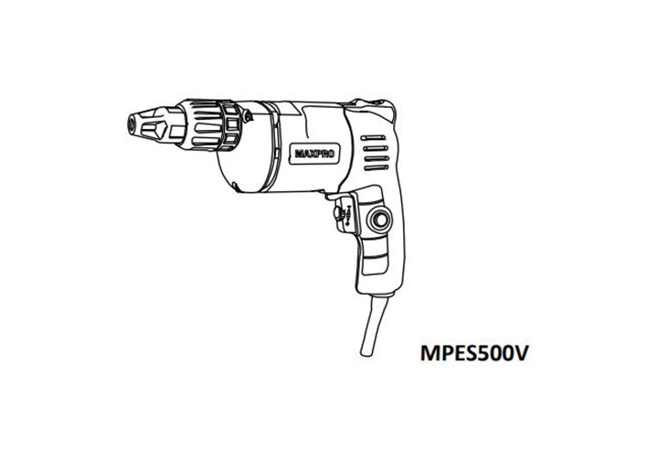 6.35mm Máy bắt vít 500W Maxpro MPES500V 6.35mm Máy bắt vít 500W Maxpro MPES500V