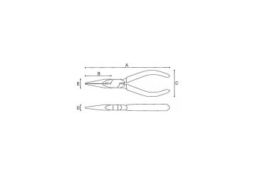 6" Kìm mũi nhọn Keiba T-306 6" Kìm mũi nhọn Keiba T-306