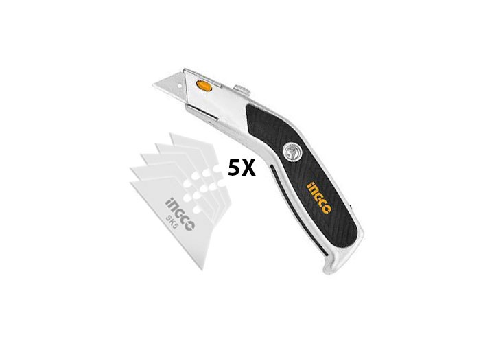 61x19mm Dao cắt tiện dụng INGCO HUK614 61x19mm Dao cắt tiện dụng INGCO HUK614