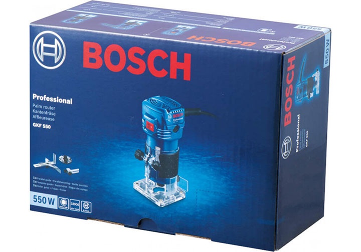 6mm Máy phay gỗ 550W Bosch GKF 550