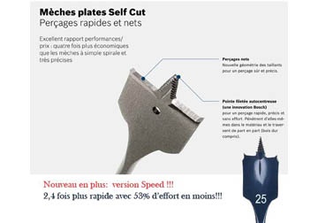 6mm Mũi khoan gỗ đuôi cá Bosch 2608595481 6mm Mũi khoan gỗ đuôi cá Bosch 2608595481