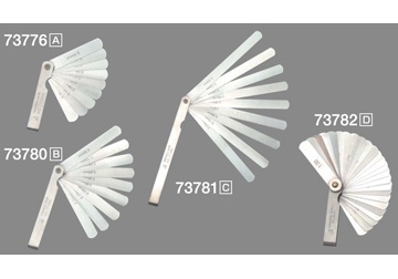 0.03-1.00mm Dưỡng đo độ dày 25 lá Shinwa 73782 0.03-1.00mm Dưỡng đo độ dày 25 lá Shinwa 73782
