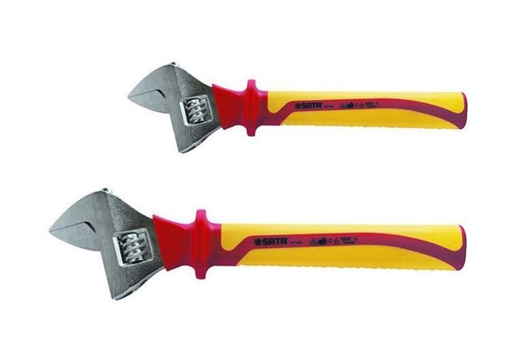8" (200mm) Mỏ lết cách điện cầm tay Sata 47-102 (47102) 8" (200mm) Mỏ lết cách điện cầm tay Sata 47-102 (47102)