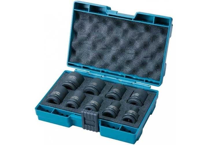 8-21mm Bộ đầu tuýp 1/2" 9 chi tiết Makita B-66232 8-21mm Bộ đầu tuýp 1/2" 9 chi tiết Makita B-66232