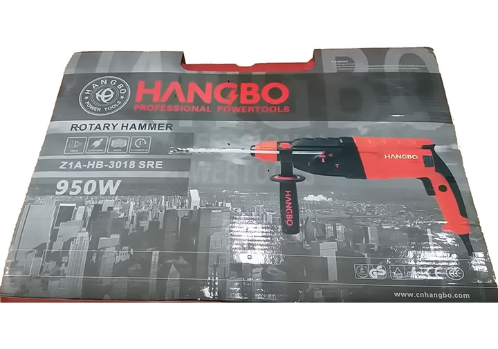 8-22mm Máy khoan búa 950W Hangbo HB-3018SRE