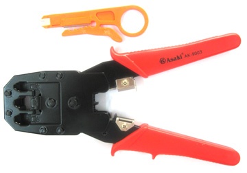 8" Kìm bấm đầu cáp mạng Asaki AK-9003