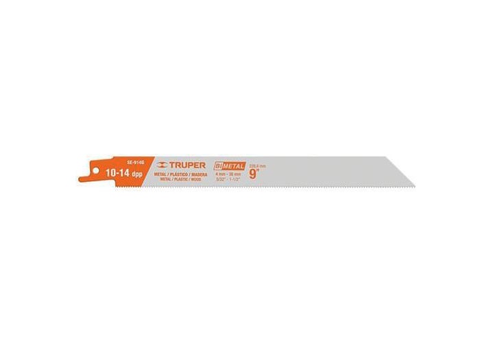 9" (230mm) Lưỡi cưa kiếm sắt Truper 10791 (SE-914G) 9" (230mm) Lưỡi cưa kiếm sắt Truper 10791 (SE-914G)