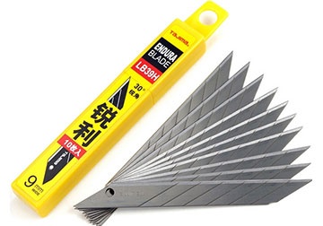 9mm Bộ lưỡi dao rọc giấy gốc 30 độ Tajima LB39H 9mm Bộ lưỡi dao rọc giấy gốc 30 độ Tajima LB39H