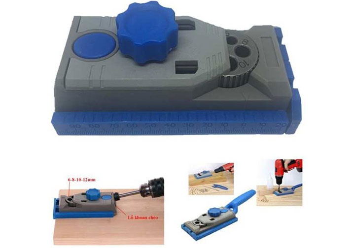 Bộ cữ khoan chéo khoan thẳng bằng nhựa 2 trong 1 Bộ cữ khoan chéo khoan thẳng bằng nhựa 2 trong 1