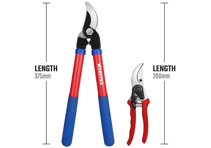 Bộ kéo làm vườn 2 chi tiết Workpro WP204500 Bộ kéo làm vườn 2 chi tiết Workpro WP204500