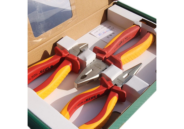 Bộ kìm cách điện 3 chi tiết Sata 09-261 (09261) Bộ kìm cách điện 3 chi tiết Sata 09-261 (09261)