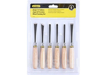 Bộ mũi đục gỗ 6 cây Stanley 16-120 Bộ mũi đục gỗ 6 cây Stanley 16-120