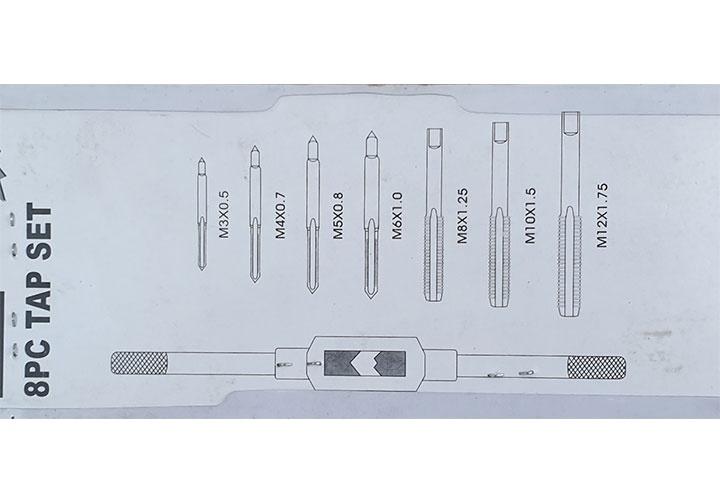Bộ taro ren 8 chi tiết L+R+T Bộ taro ren 8 chi tiết L+R+T