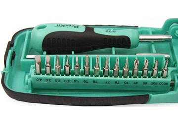 Bộ tuốc nơ vít 15 trong 1 Proskit SD-9804 Bộ tuốc nơ vít 15 trong 1 Proskit SD-9804